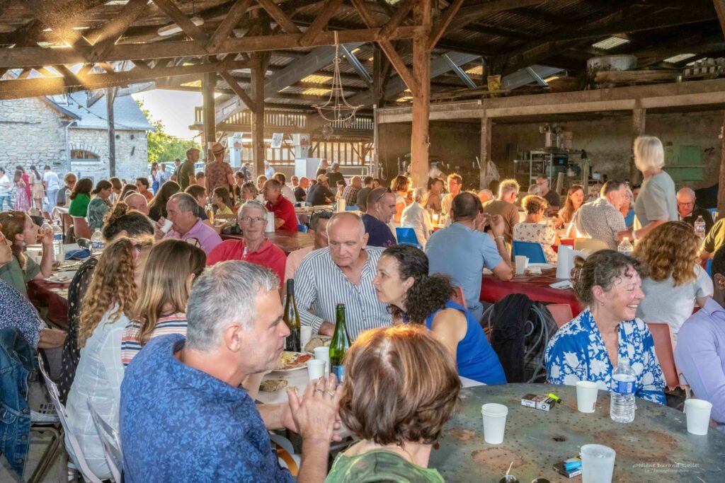 barbecue concert à la ferme