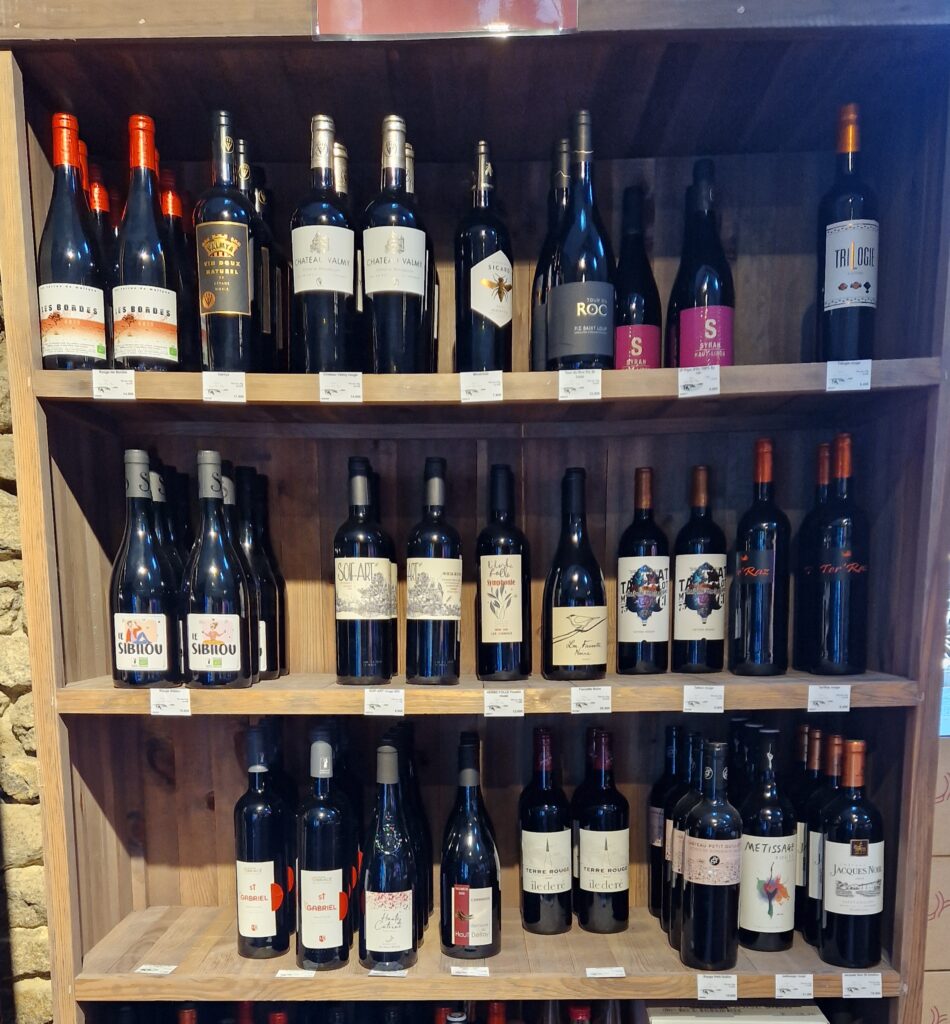 vente de vins dans notre magasin de producteurs à Guérande