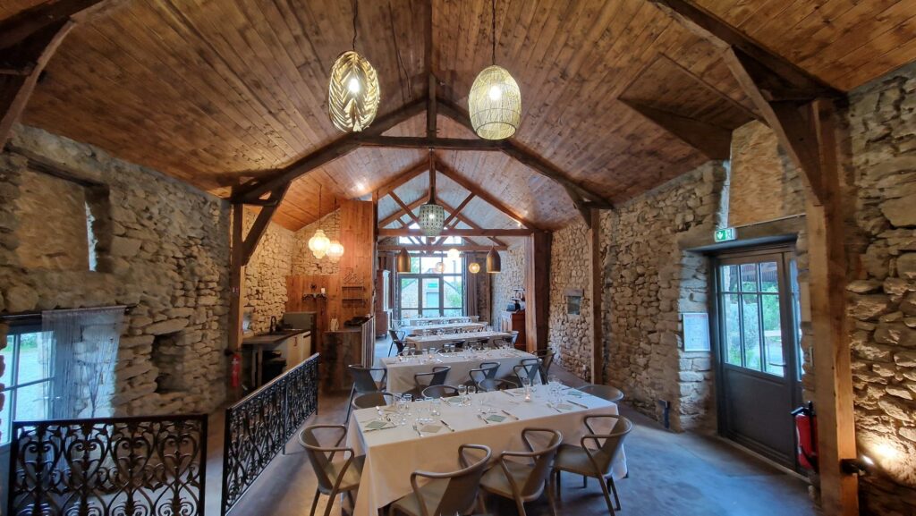 salle de repas de mariage Guérande