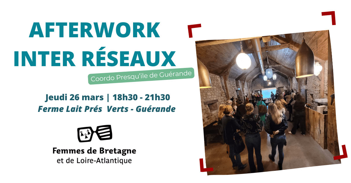 Afterwork Femmes de Bretagne 26 mars 2026 à 18h30